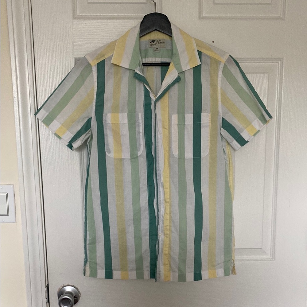 J. Crew Striped Button Down Shirt